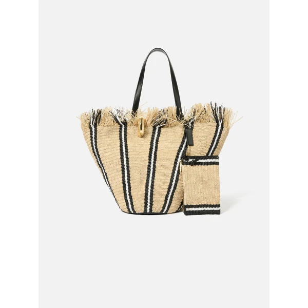 multicolour bucket bag