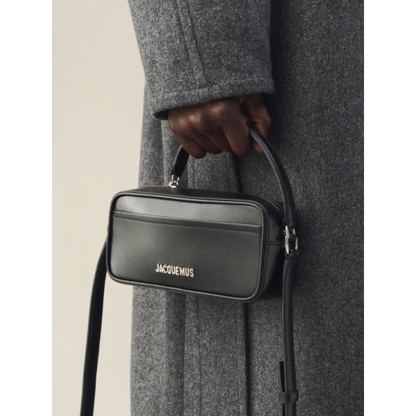 black Jacquemus shoulder bag