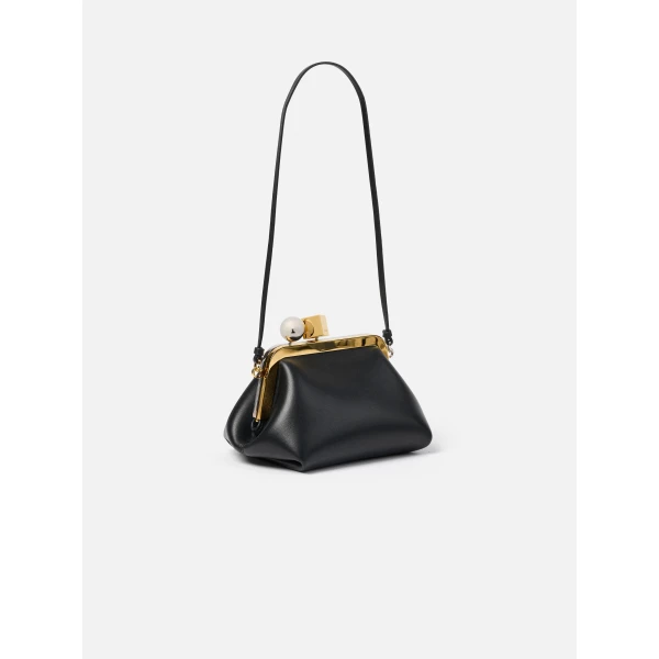 black Jacquemus shoulder bag