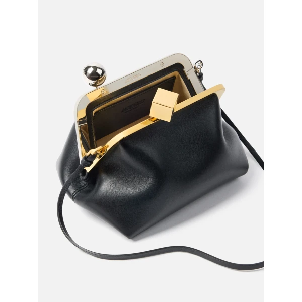 lamb leather shoulder bag