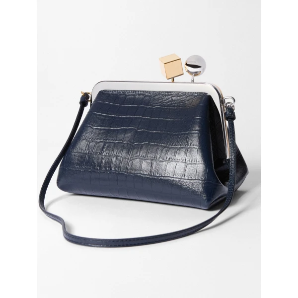 lamb leather shoulder bag