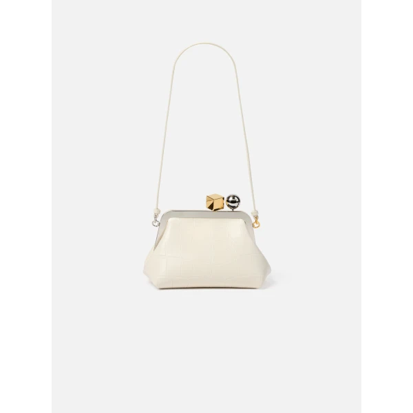 calf leather shoulder bag