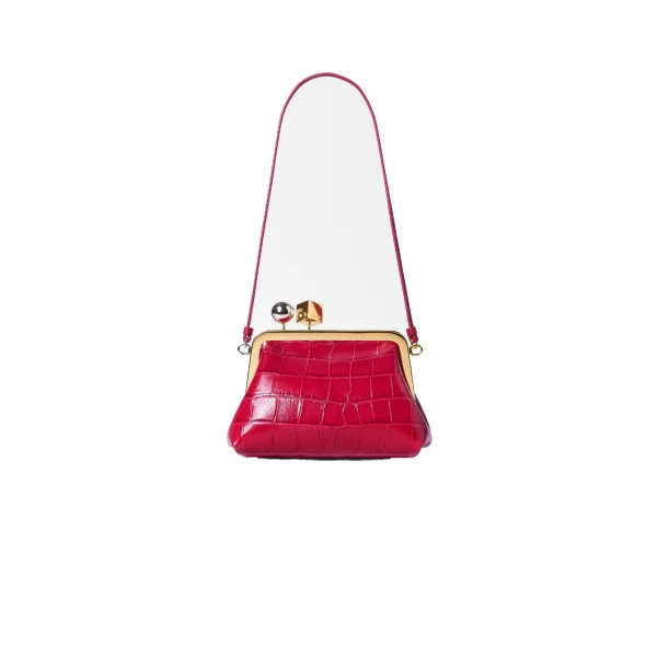 The Berlingot Bag in Red