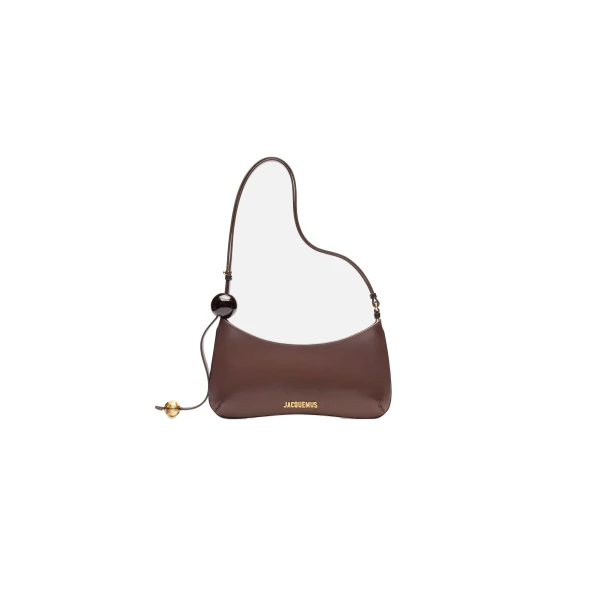 The Bisou Perle Bag in Medium Brown