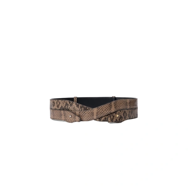 The Boa Belt in Beige