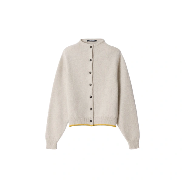 The Cachemire Cardigan in Light Beige