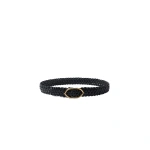 Jacquemus The Calisson Belt in Black | Belts | Coveti