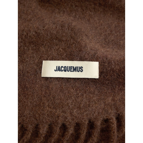 Jacquemus The Carro Scarf in Brown | Scarves | Coveti