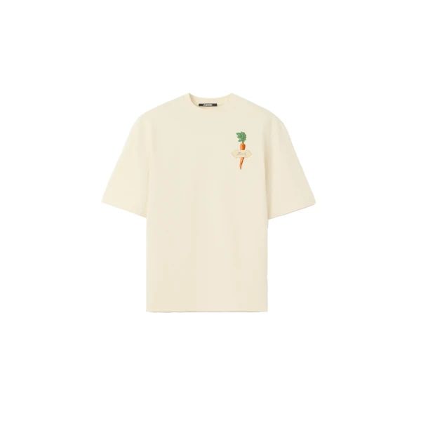 The Carrot T-Shirt in Carrot Patch Off-White