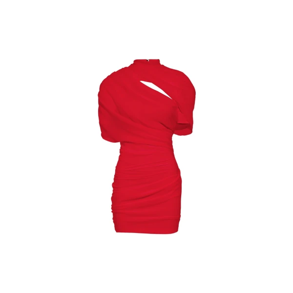 The Castagna Dress in Red