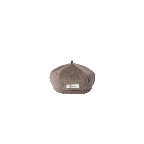 Jacquemus The Cavallo Beret in Brown | Hats | Coveti