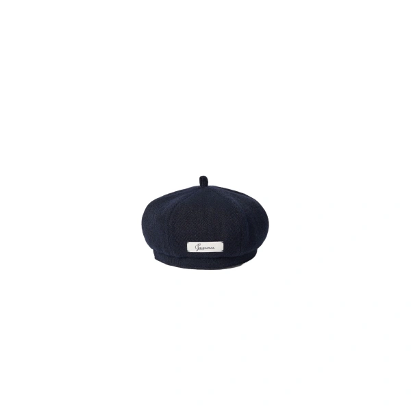 The Cavallo Beret in Dark Navy