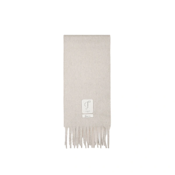 Jacquemus The Cavallo Scarf in Beige | Scarves | Coveti
