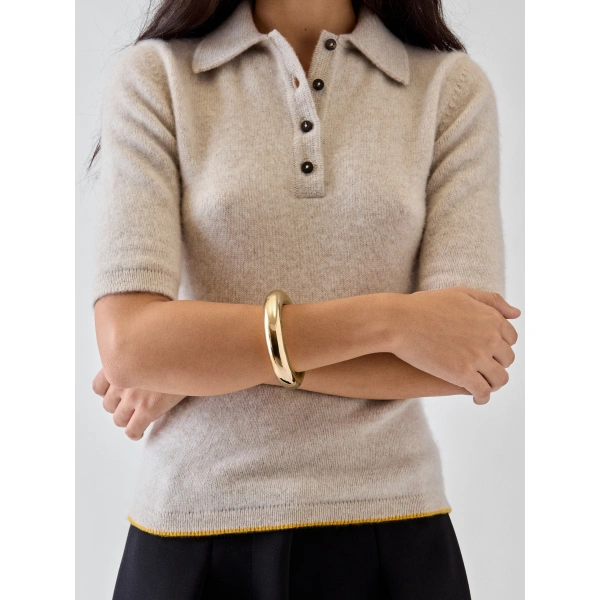 Jacquemus The Ciro Bracelet in Gold | Bracelets | Coveti