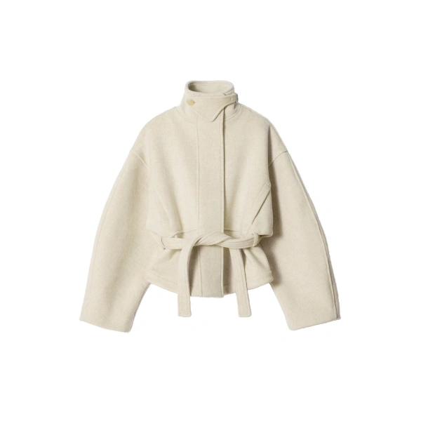 The Ciro Coat in Off-White