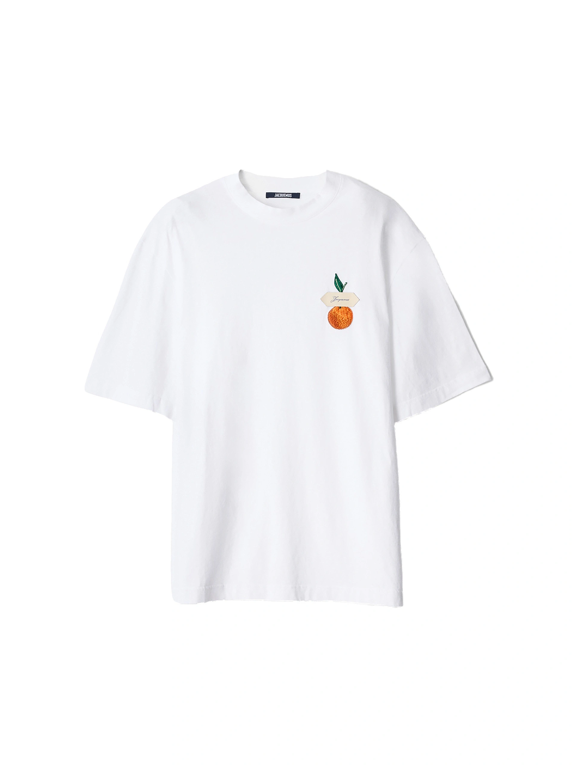 Jacquemus The Clementine T-Shirt in Clementine Patch White Jacquemus The Clementine T-Shirt in Clementine Patch White | T-shirts | Coveti