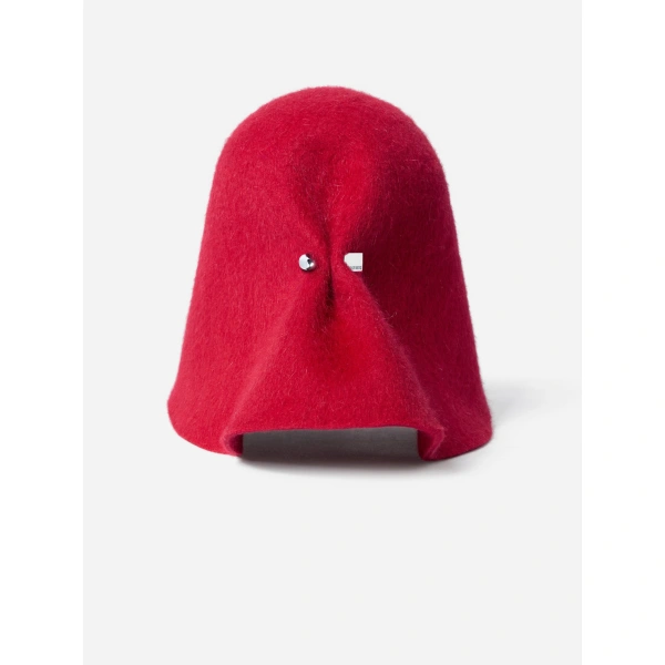 Jacquemus The Cloche Hat in Red | Hats | Coveti
