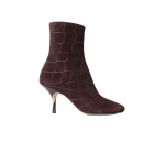 Jacquemus The Collant Ankle Boots in Medium Brown | Ankle Boots | Coveti