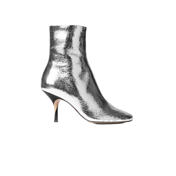 The Collant Ankle Boots in Silver
