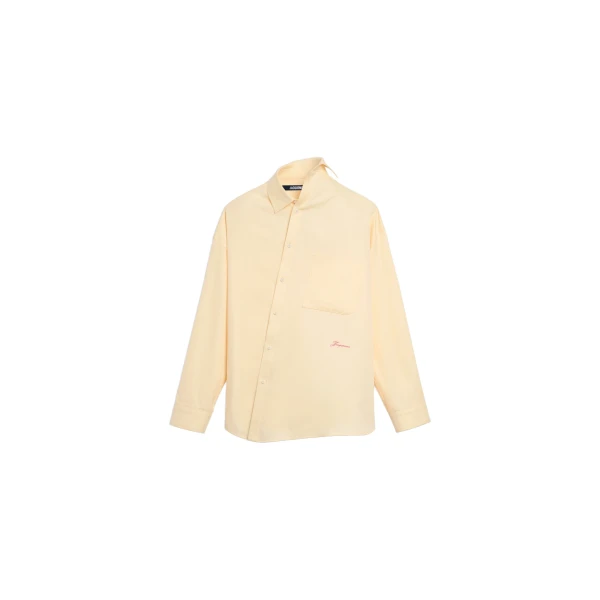 The Cuadro Shirt in Light Yellow