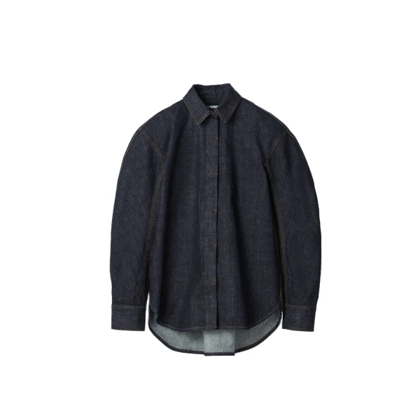 The De-Nimes Citta Denim Shirt in Dark Navy