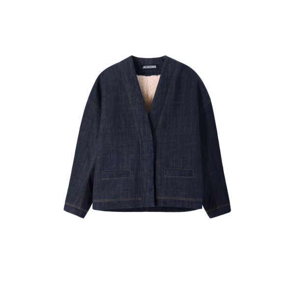 Jacquemus De-Nimes Denim Cardigan knit