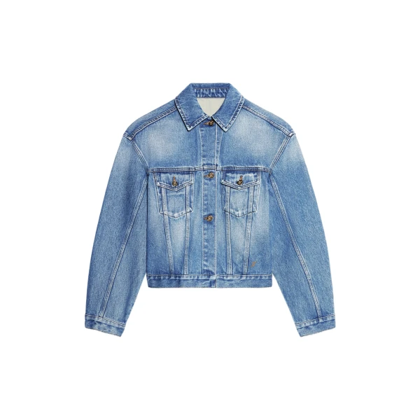 The Denim De-Nimes Jacket in Blue and Tabac