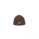 Jacquemus The Espiral Beanie in Dark Brown | Beanies | Coveti