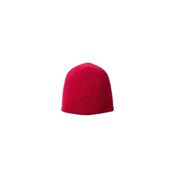 The Espiral Beanie in Red