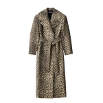 Jacquemus The Fernando Coat in Leopard Beige and Black | Coats | Coveti
