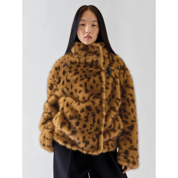Jacquemus The Fernando Jacket in Animal Brown | Jackets | Coveti
