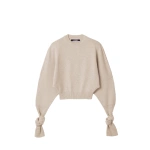Jacquemus The Fiocco Sweater in Beige | Sweaters | Coveti