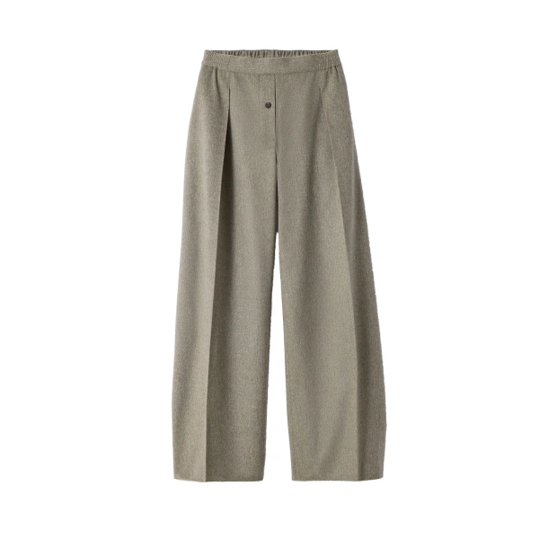 The Flanelle Pants in Beige