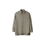 Jacquemus The Flanelle Shirt in Beige | Shirts | Coveti