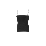 Jacquemus The Giraffe Bustier in Black | Tops | Coveti