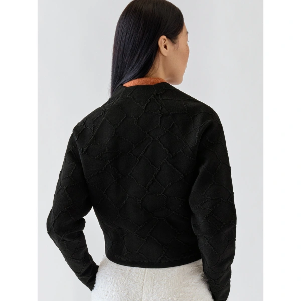 Jacquemus The Giraffe Cardigan in Black | Cardigan | Coveti