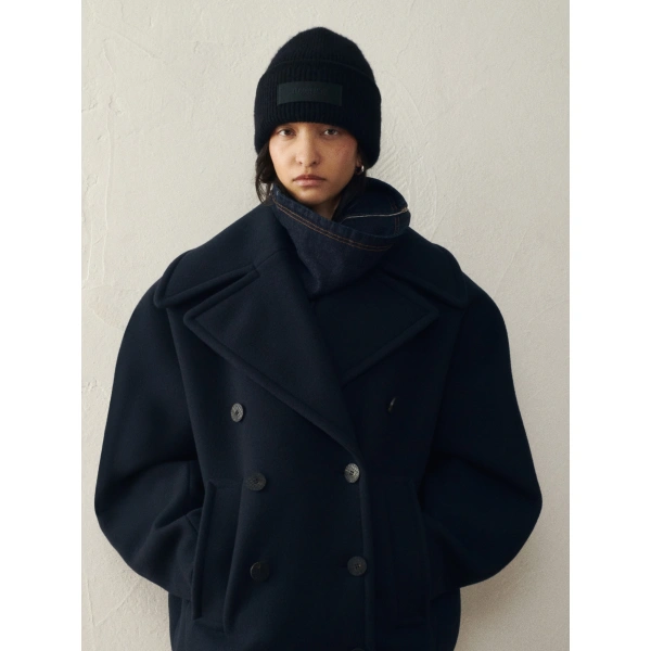 Jacquemus The Gros Grain Beanie in Black | Beanies | Coveti
