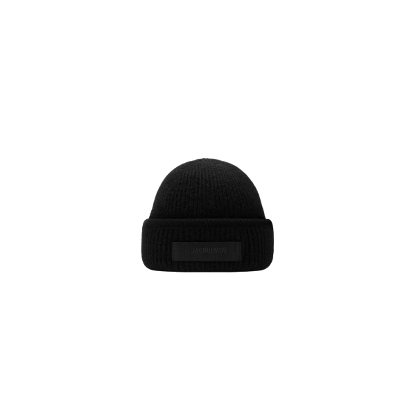 The Gros Grain Beanie in Black