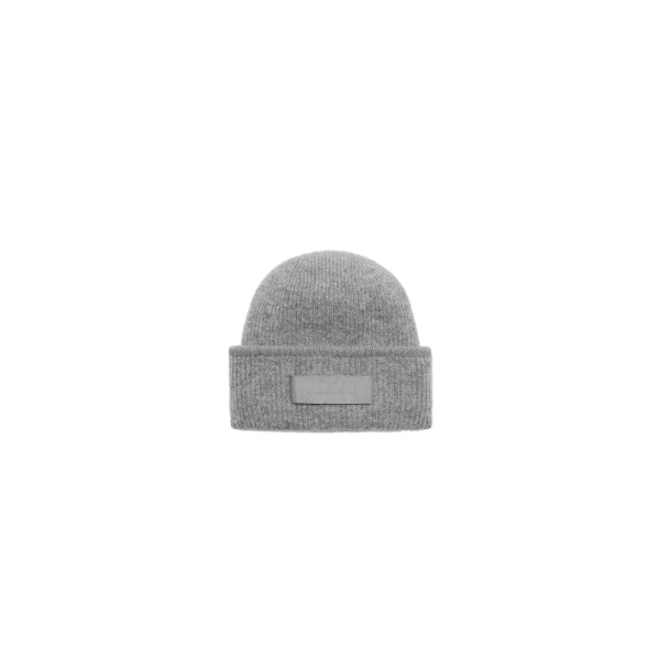 The Gros Grain Beanie in Dark Grey
