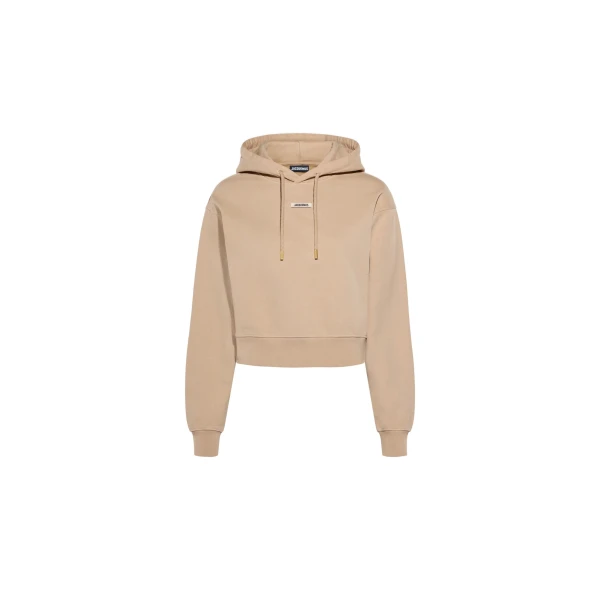 The Gros Grain Hoodie in Beige