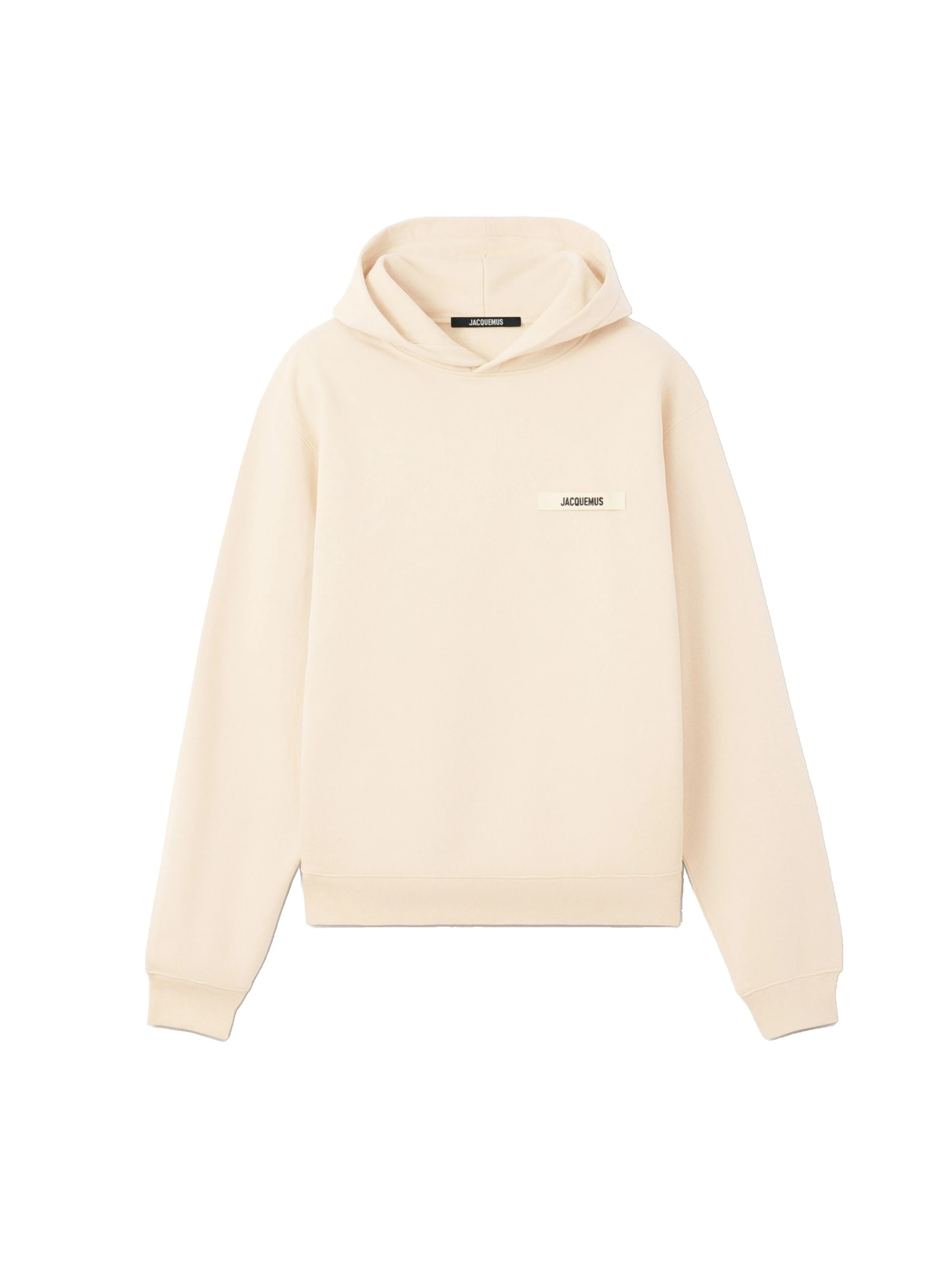 Jacquemus-The-Gros-Grain-Hoodie-in-Beige-coveti-white Jacquemus Gros Grain Hoodie