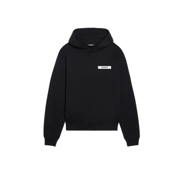 The Gros Grain Hoodie in Black