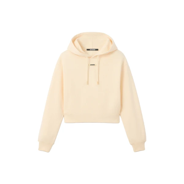 The Gros Grain Hoodie in Light Beige