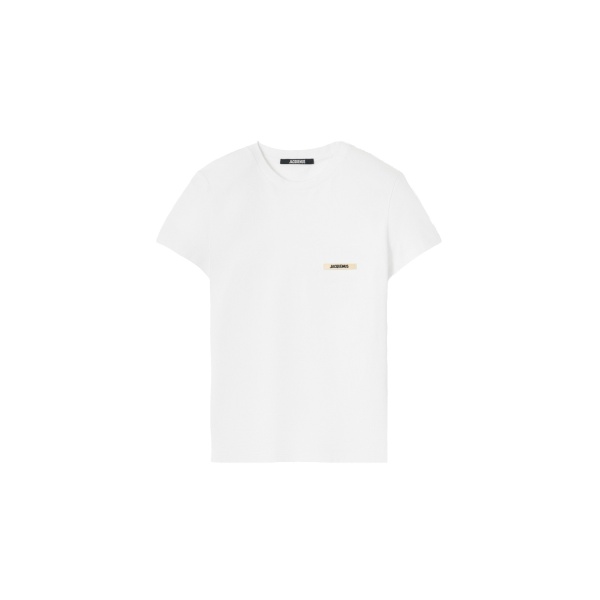 Jacquemus Gros Grain Short-Sleeve T-Shirt top