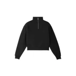 Jacquemus Gros Grain Zipped-Rollneck Sweatshirt top