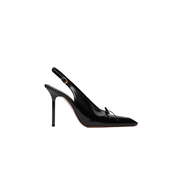 The High Cubisto Slingbacks in Black