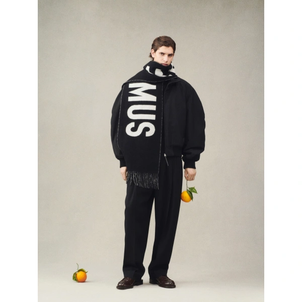 Jacquemus The Jacquemus Scarf in Black | Scarves | Coveti