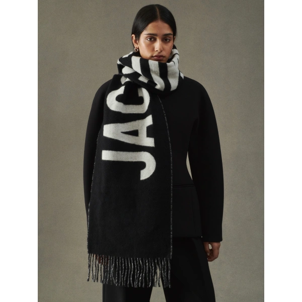 Jacquemus The Jacquemus Scarf in Black | Scarves | Coveti