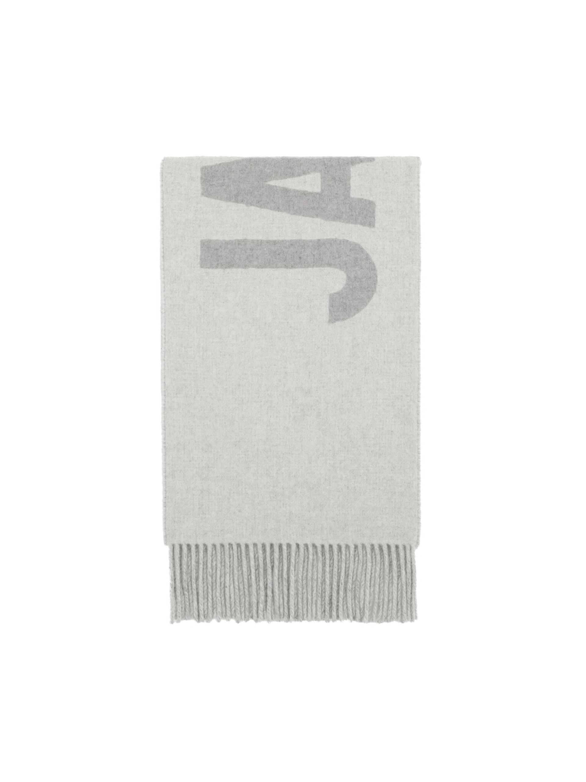 Jacquemus The Jacquemus Scarf in Grey Jacquemus The Jacquemus Scarf in Grey | Scarves | Coveti