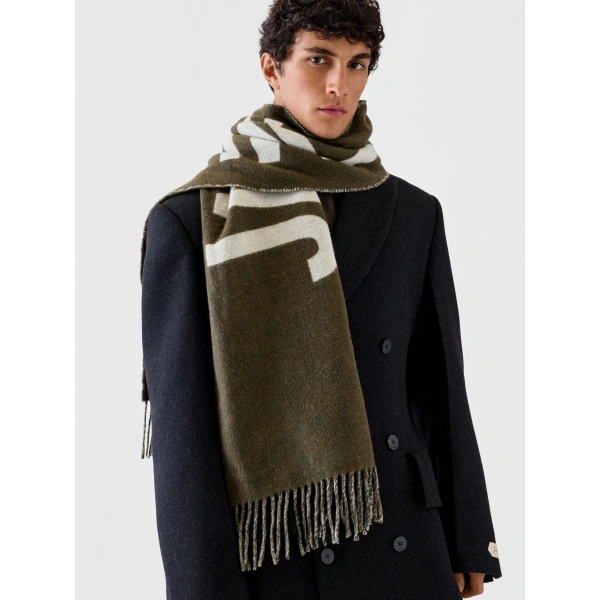 Jacquemus The Jacquemus Scarf in Khaki | Scarves | Coveti